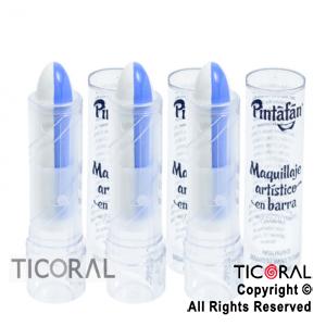 MAQUILLAJE ARTISTICO LABIAL DUO BLANCO Y CELESTE (BLISTER X 3 UNID - 12 GR)